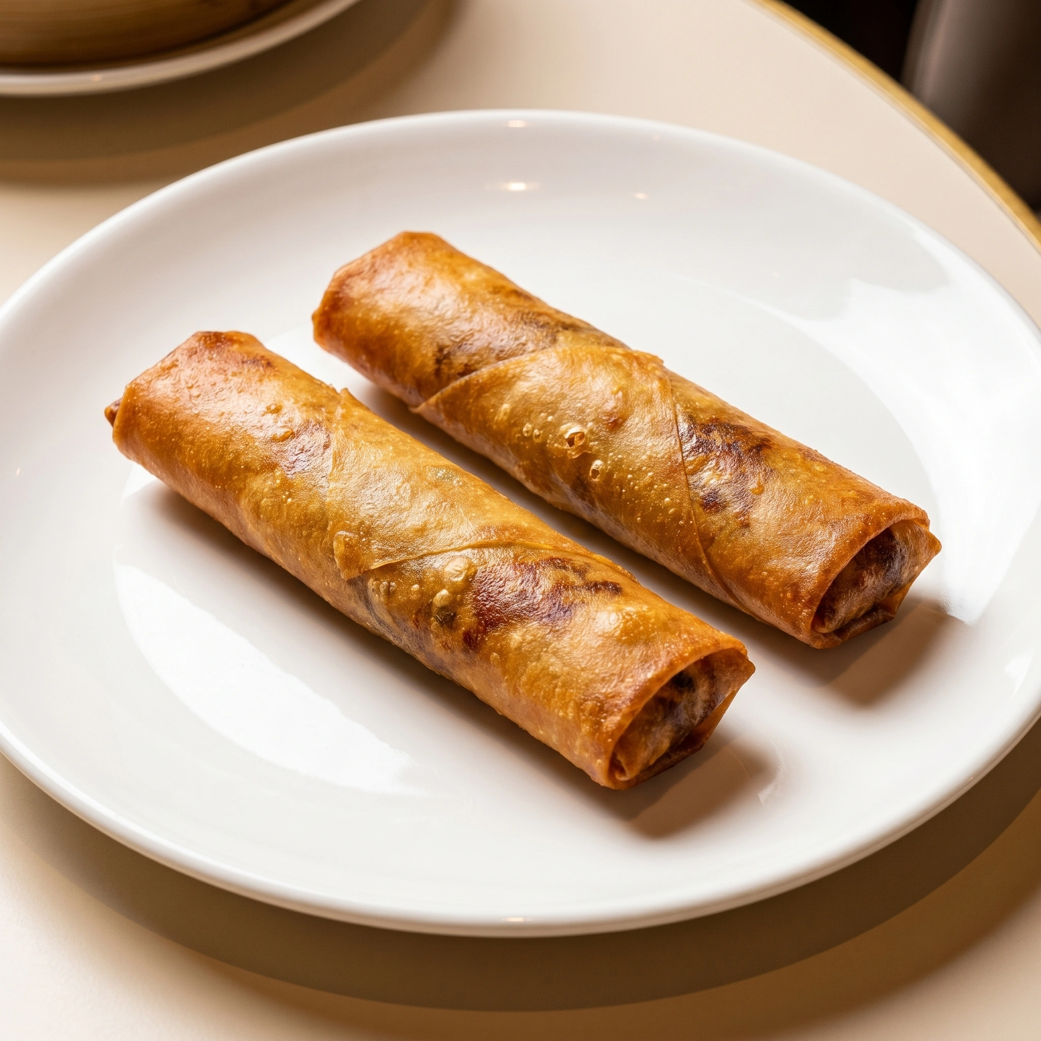Vegetable spring rolls at Signature Garden Chinese restaurant in Beddington Heights, Calgary NE